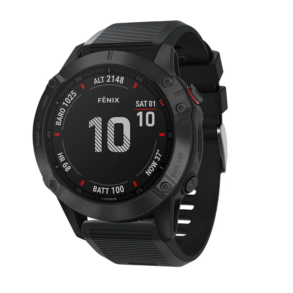 26 22 20 мм ремешок для часов Garmin Fenix 5 5X 5s 3 HR для Fenix 6X6 6S Pro Watch Quick Release силиконовый ремешок Easyfit