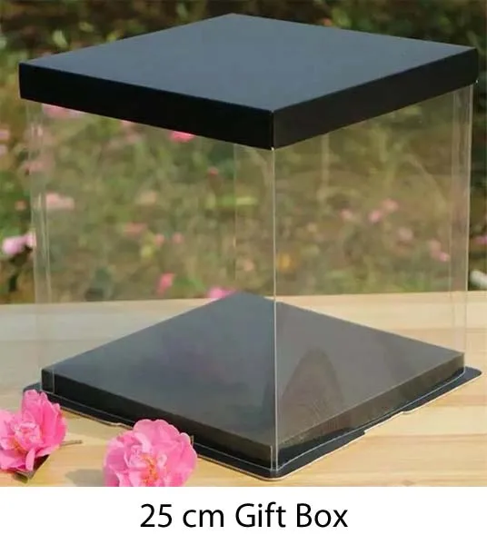 25cm gift box ПЭ Искусственный цветок розы подарок на день Святого Валентина пена медведь плесень головки Роза медведь собака плесень аксессуары сумка набор инструментов - Цвет: 25cm gift box