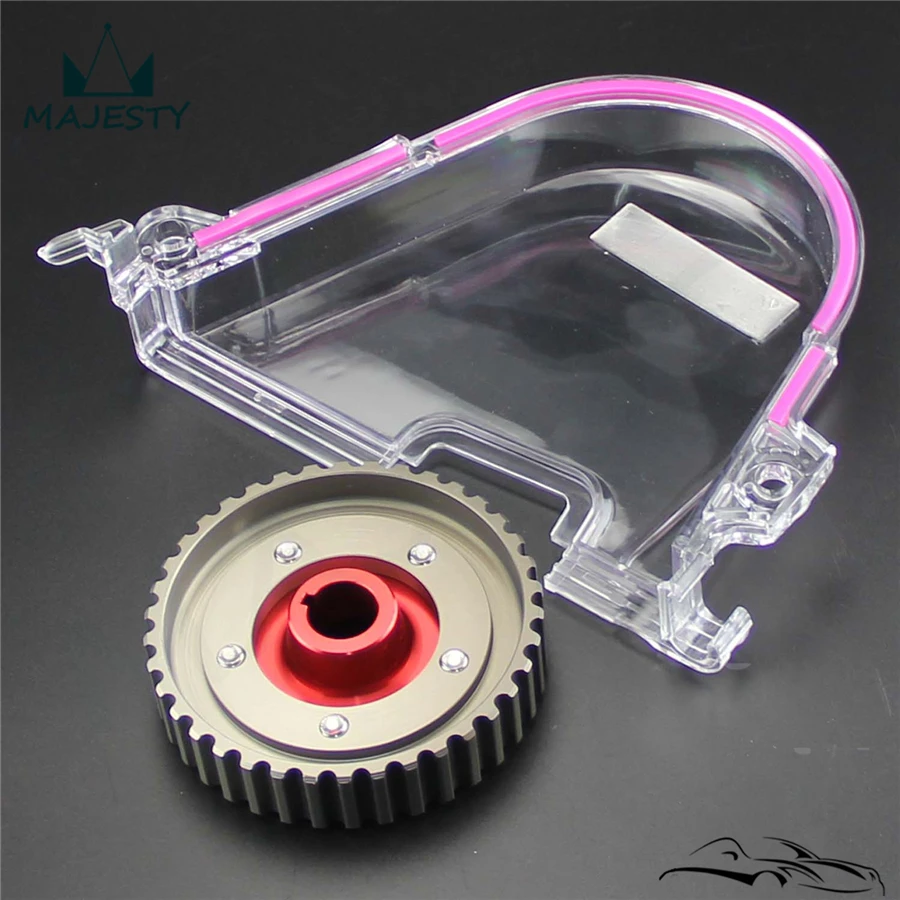 Прозрачная крышка ремня зубчатой передачи + комплект шкива камеры для H * onda C ivic D15