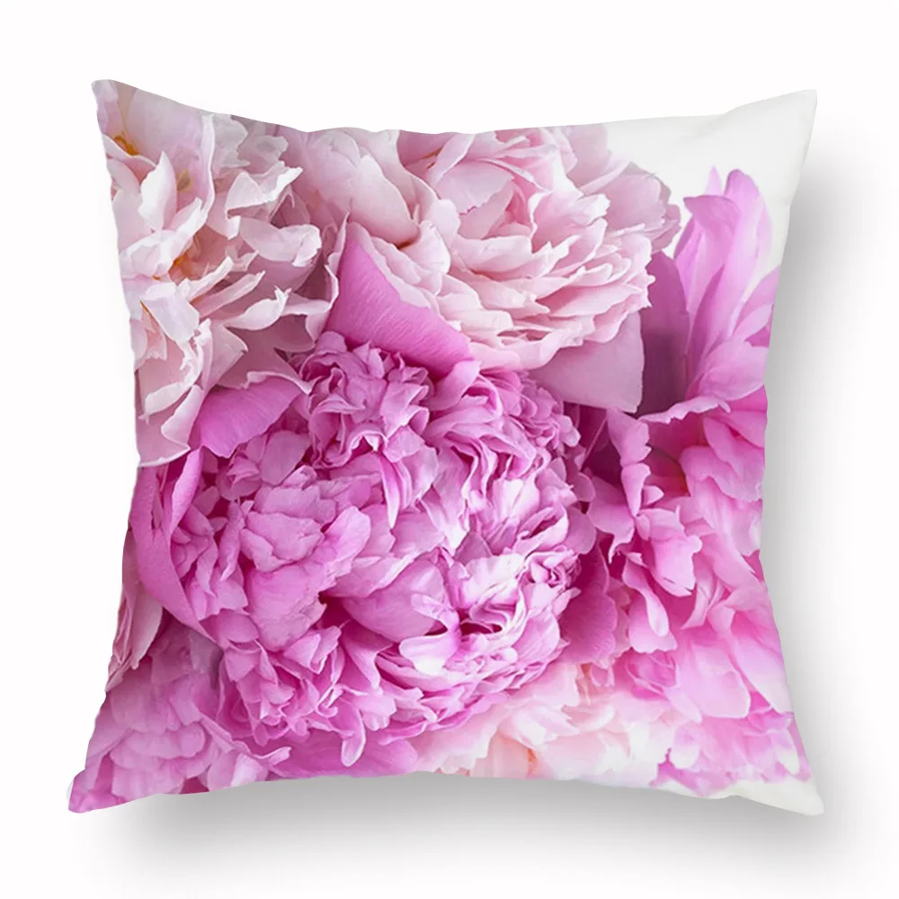 Чехол для подушки популярный чехол диванной 1 шт. роза цветок европейский стиль