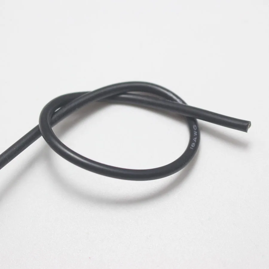 Силиконовый провод 18awg ультрагибкий Тестовый Кабель луженая медная лампа мягкие