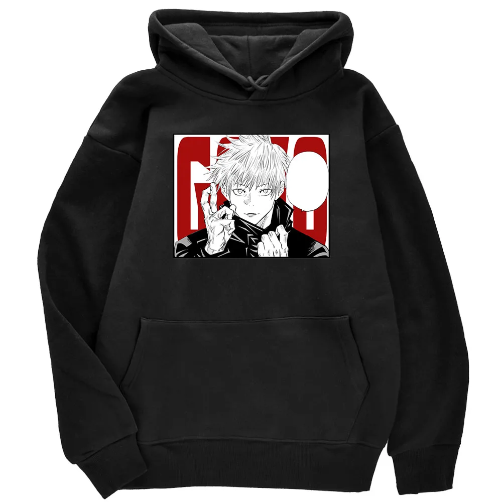 

Anime Gojo Jujutsu Kaisen 2020 Printed Hoodies Men Warm Hip Hop Hoodie Quality Fleece Hoody Creativity Comfort Streetwear Male