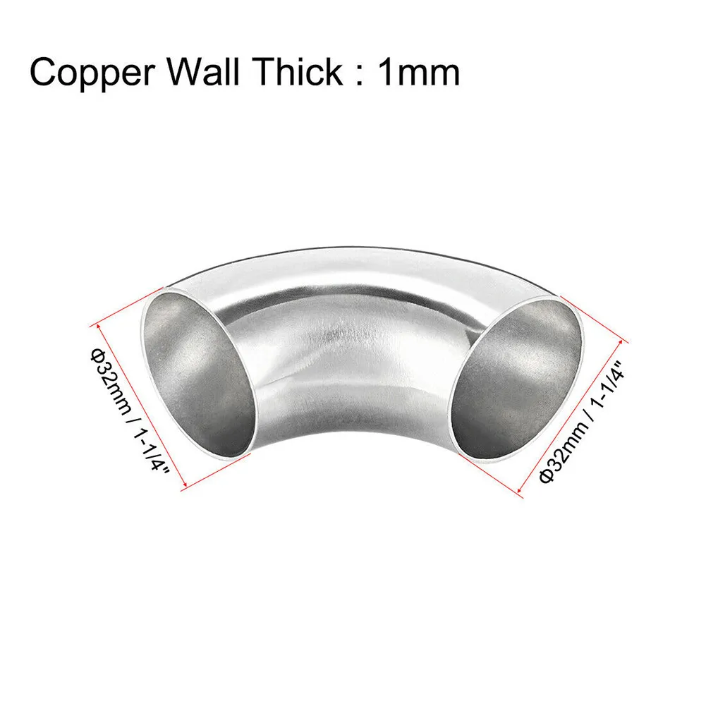 

1-1/4\"OD 90 Degree Elbow Fittings 3.14\" X 1.57\" Butt-Weld Pipe Fitting