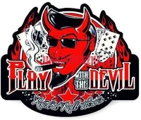 car stickers vinyl motorcycle decal car window body decorative play with the devil rockabilly personality car stickers