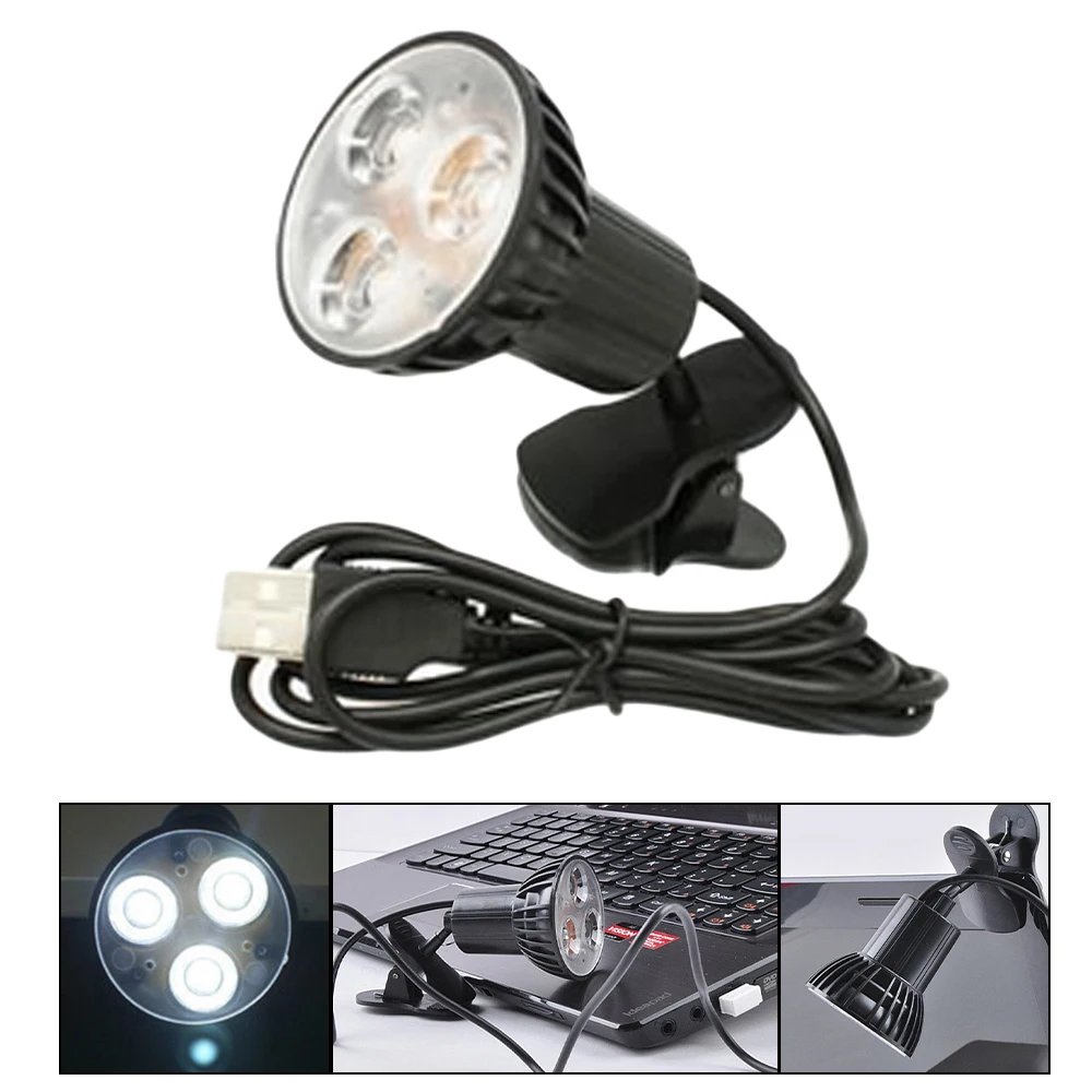 Светодиодный настольный светильник с зажимом настольная лампа 5 В USB супер яркая