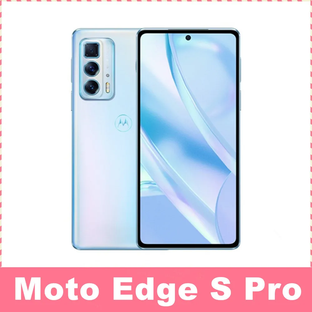 Смартфон Motorola Edge S Pro Snapdragon 870 6 7 МП основная камера 144 дюйма OLED 4500 Гц мА · ч NFC Android |