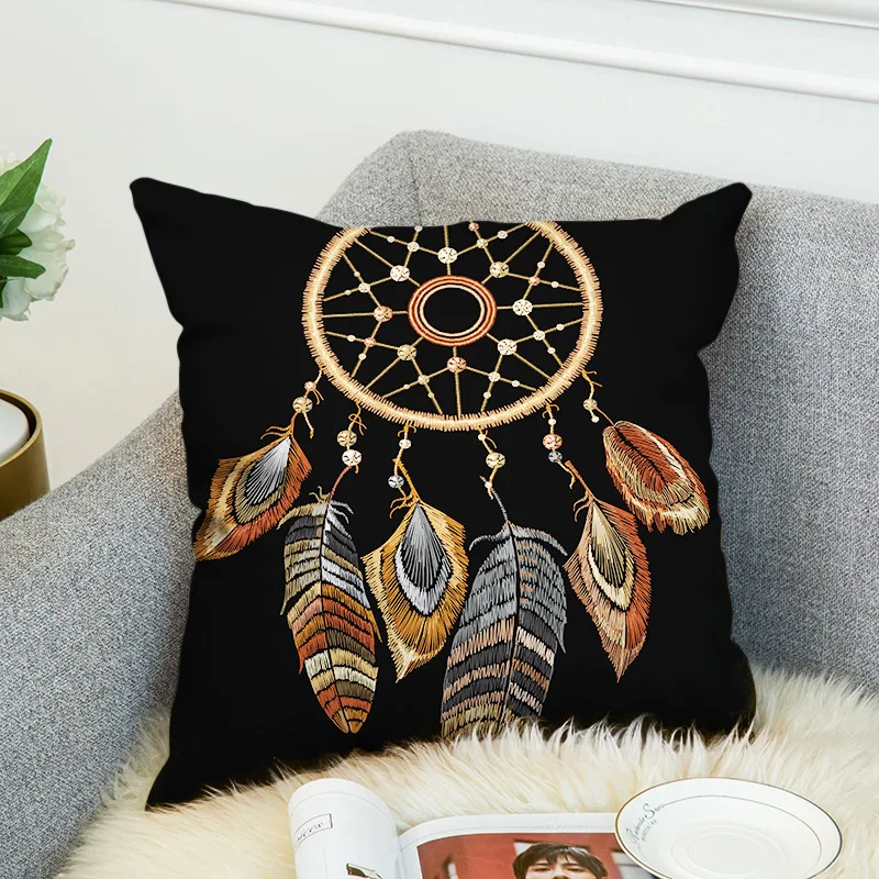 Наволочка для дивана с двойной печатью Мандала мечта чехол богемные