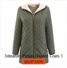 Johnature, парки с капюшоном, пальто, 5 цветов, для женщин, весна, новинка, сплошной цвет, повседневная женская одежда с длинным рукавом размера плюс, качественные парки