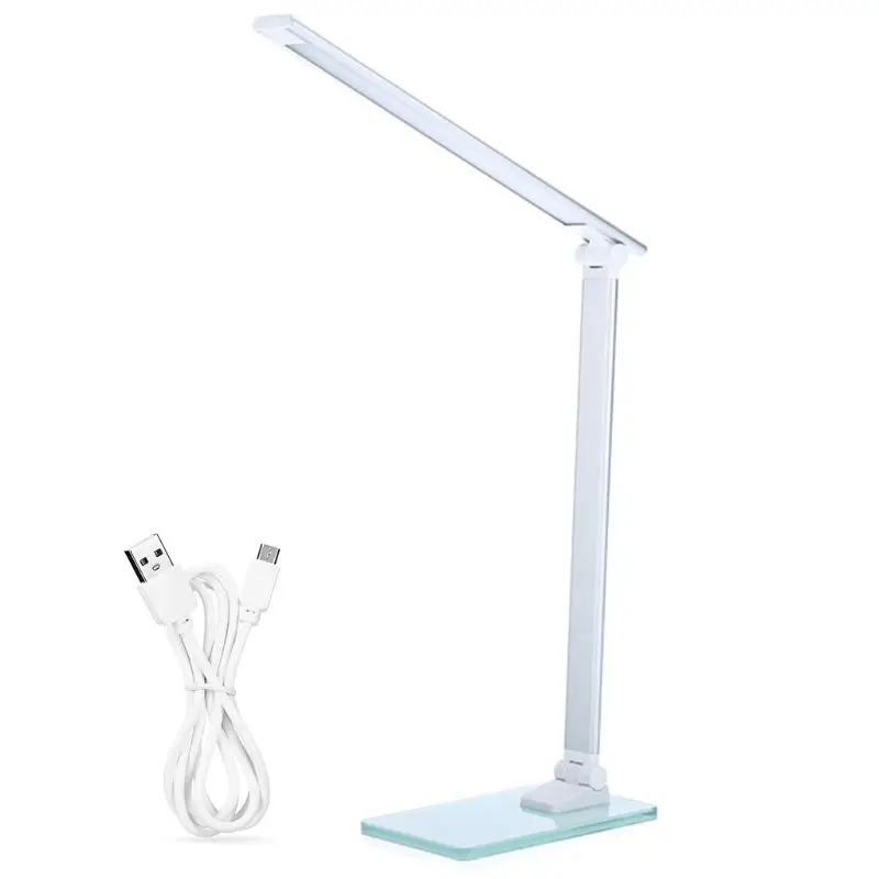 

LED Table Light With Touch Sensor Swithch USB Rechargeable Dimmable Desk Lamp Eye Protection