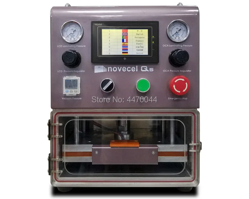 Novecel Q5 lcd ламинатор для ЖК-стекла OCA ламинатор для ремонта экрана мобильного телефона изогнутый плоский планшет YMJ плесень
