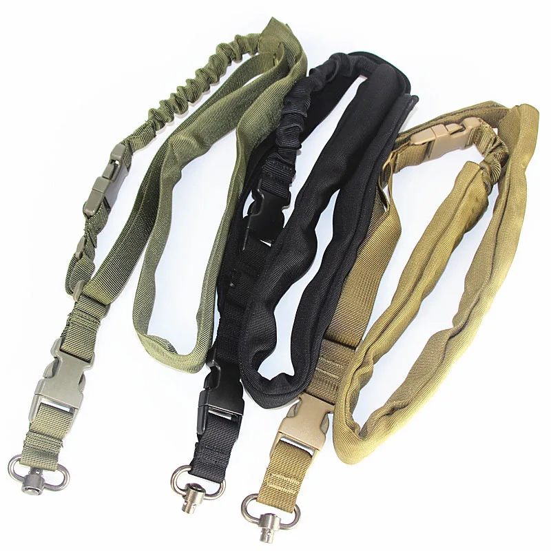 

Tactical One Point Gun Sling Airsoft Rifle Bungee Sling Strap Military Outdoor Universal Gun Rope Heavy Duty Hunting Accessories