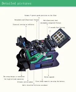 

China original machine FTTH Equipment Fiber fusion splicing machine Eloik ALK-88A