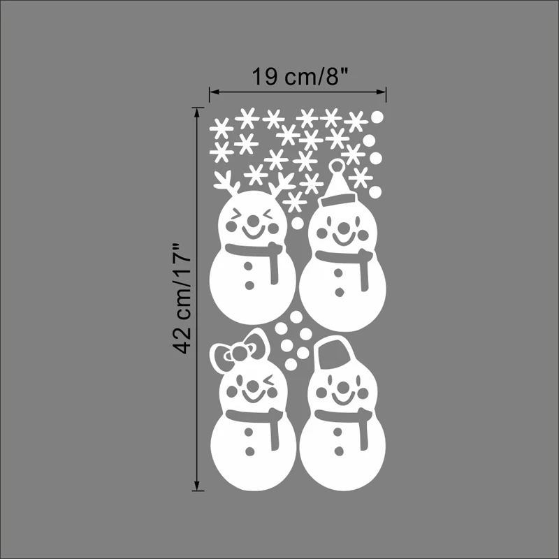 

Modern Merry Christmas Glass Wall Window Stickers Snowman Snowflake Xmas Tree Christmas Sticker for Home Party Decorations
