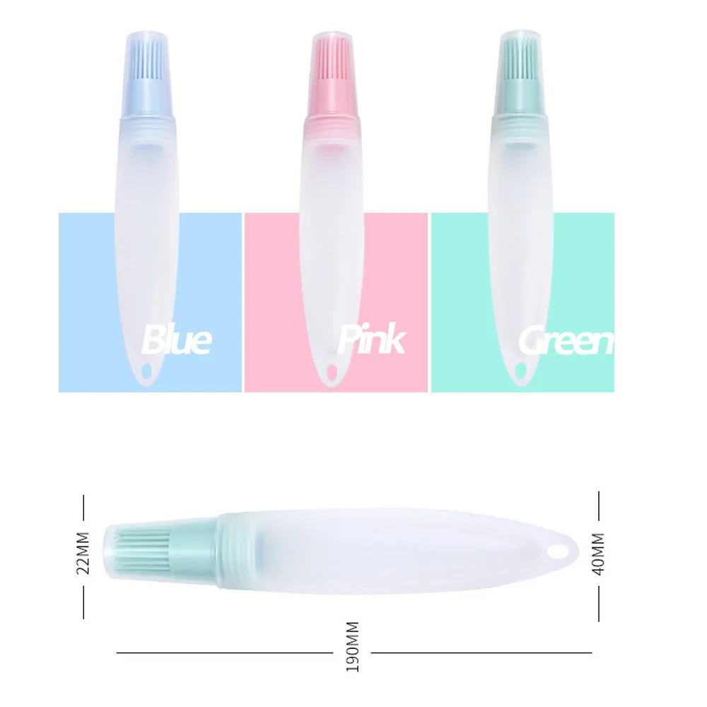 3 шт. силиконовая щетка для гриля портативная бутылка масла с щеткой выпечки