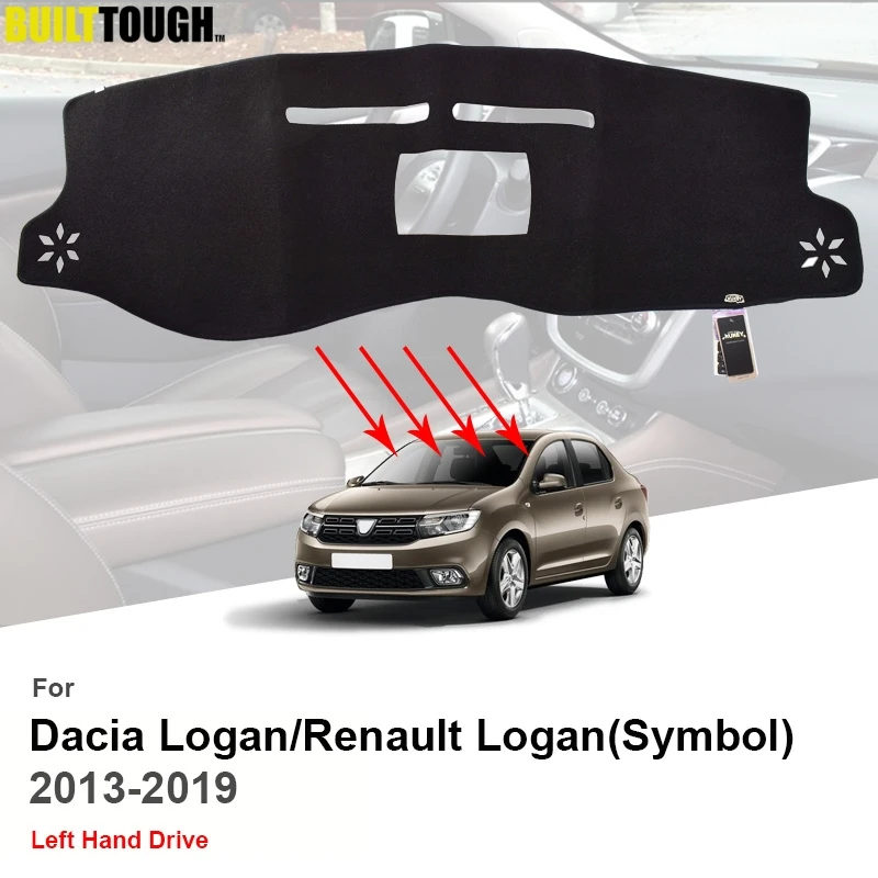 Xukey для Dacia Renault Logan 2 2012 2019 Symbol внутренняя крышка автомобильной приборной панели