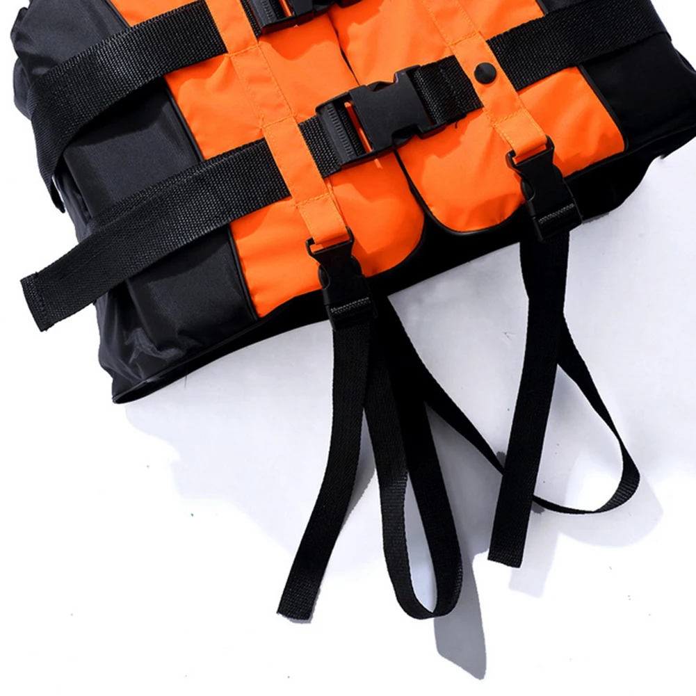

2021 Water Sports Vest Kayaking Boating Drifting Safety VestAdult Life Vest Swimming Boating with Whistle Plus Size