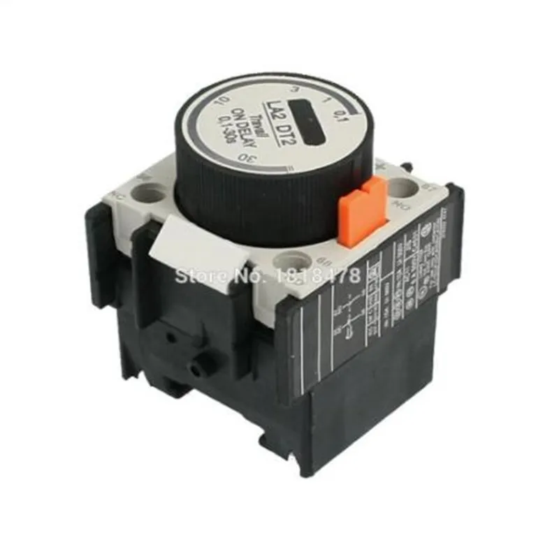 Вспомогательный Контактный блок LA2 DT2 660V 10A 1NO 1NC 0,1-30s с временным реле задержки