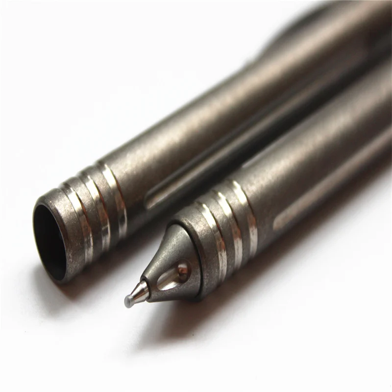 Online Versi Baru EDC Gear Titanium Taktis Pena Menulis Saku Mini Pen Berkemah Di Luar Ruangan Alat EDC Pen Metal