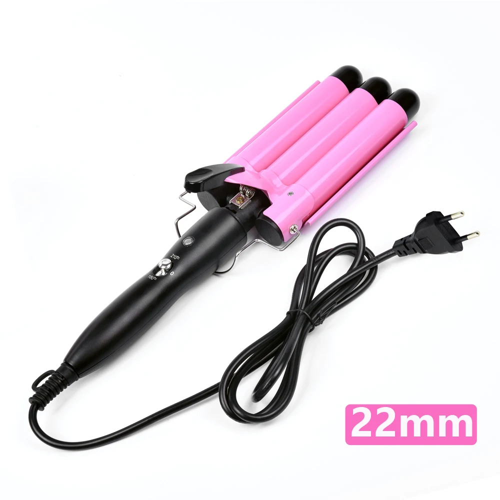 

3 Barrels Hair Curling Iron Automatic Perm Splint Ceramic Hair Curler Professional Hair Waver Styling Tools Hair Styler Wand