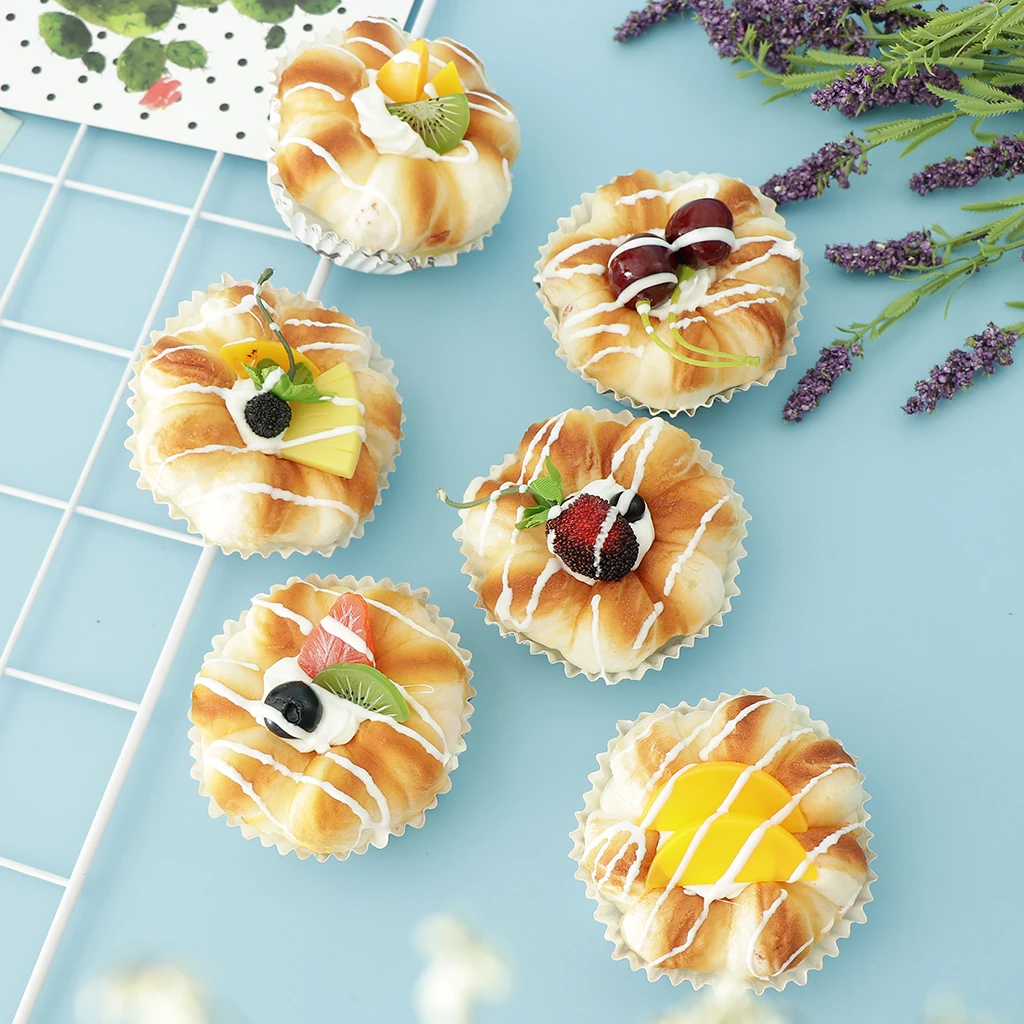 Упаковка из 6 штук искусственный хлеб Реалистичная еда детская игра-игрушка |