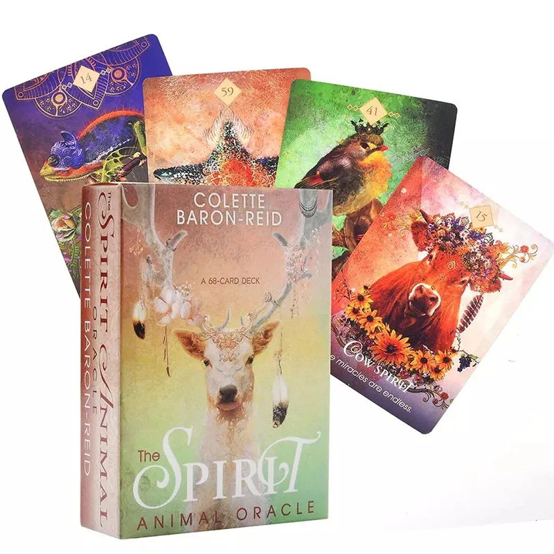 68 шт карты Таро палубы игры на английском языке для новой версии Tarot духа