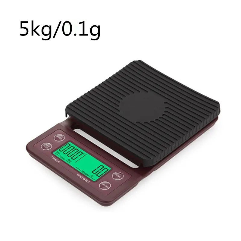 

5kg/0.1g 3kg/0.1g Kitchen Accessorie High Precision LCD Electronic Scales Coffee Scale Portable Electronic Digital Kitchen Scale