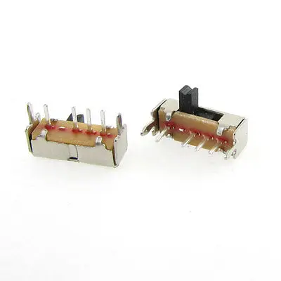 20 шт. x Панель PCB 4 Pin 3 положения SP3T 1P3T Слайдер переключатель Боковая ручка 0.5A 50 в DC |
