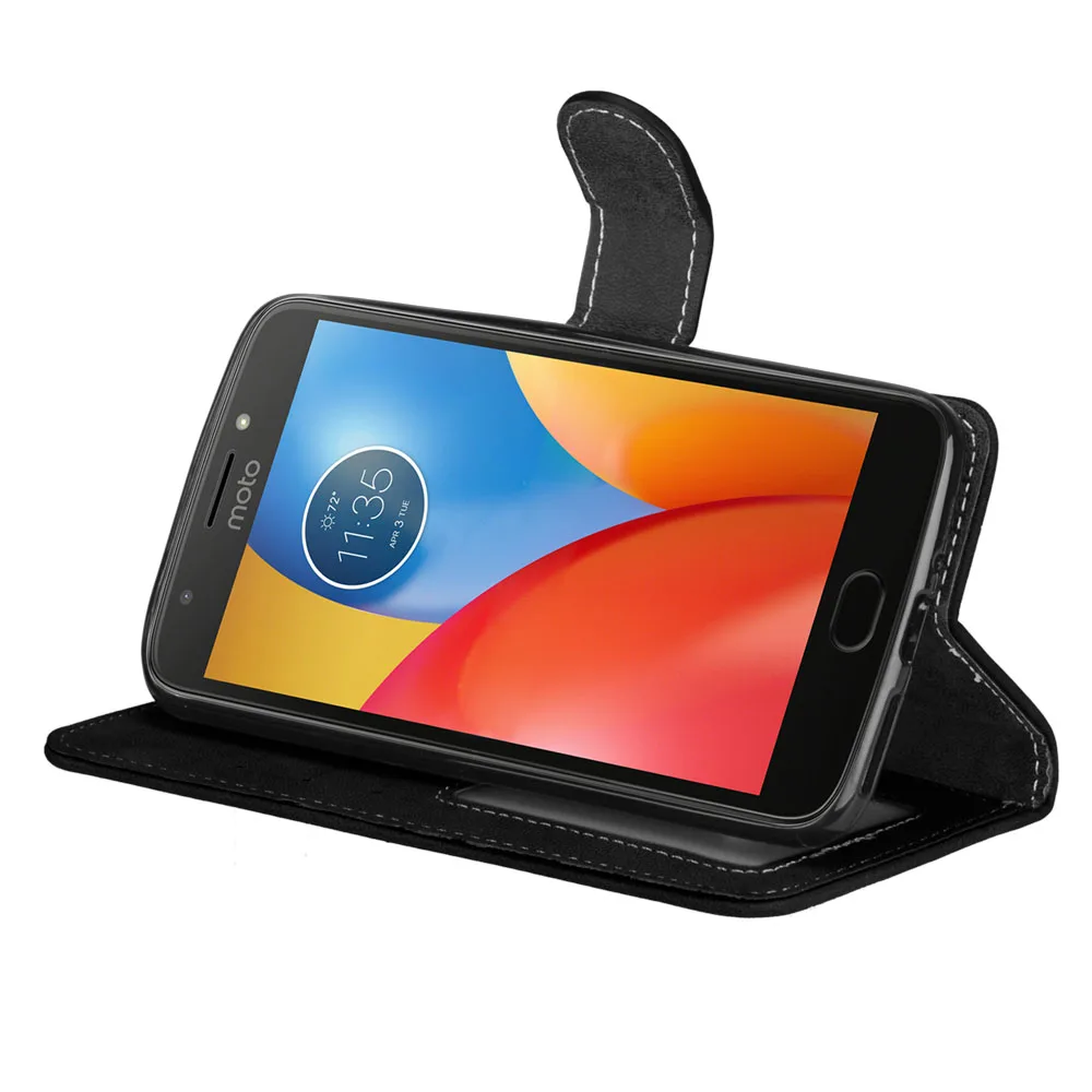 Матовый чехол-кошелек для Motorola Moto E4 Plus E (4-го поколения) флип-чехол бампер чехол