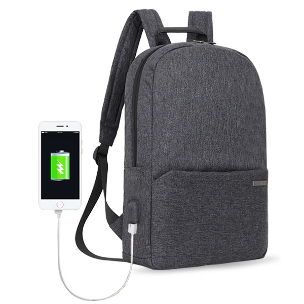 USB BACKPACK DG Мужской холщевый рюкзак для ноутбука TINYAT, рюкзак для компьютера с диагональю 15 дюймов, водонепроницаемый школьный рюкзак, сумка для подростков, рюкзак на плечи - Цвет: USB BACKPACK DG