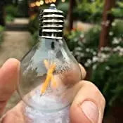 Наземная гирлянда с прозрачной лампочкой лампа для заднего двора подвесная