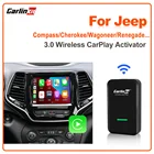 Carlinkit 3.0 беспроводной адаптер Carplay для Jeep Compass Renegade Wrangler Cherokee Gladiator Grand Wagoneer 2017-2022 IOS15 Siri