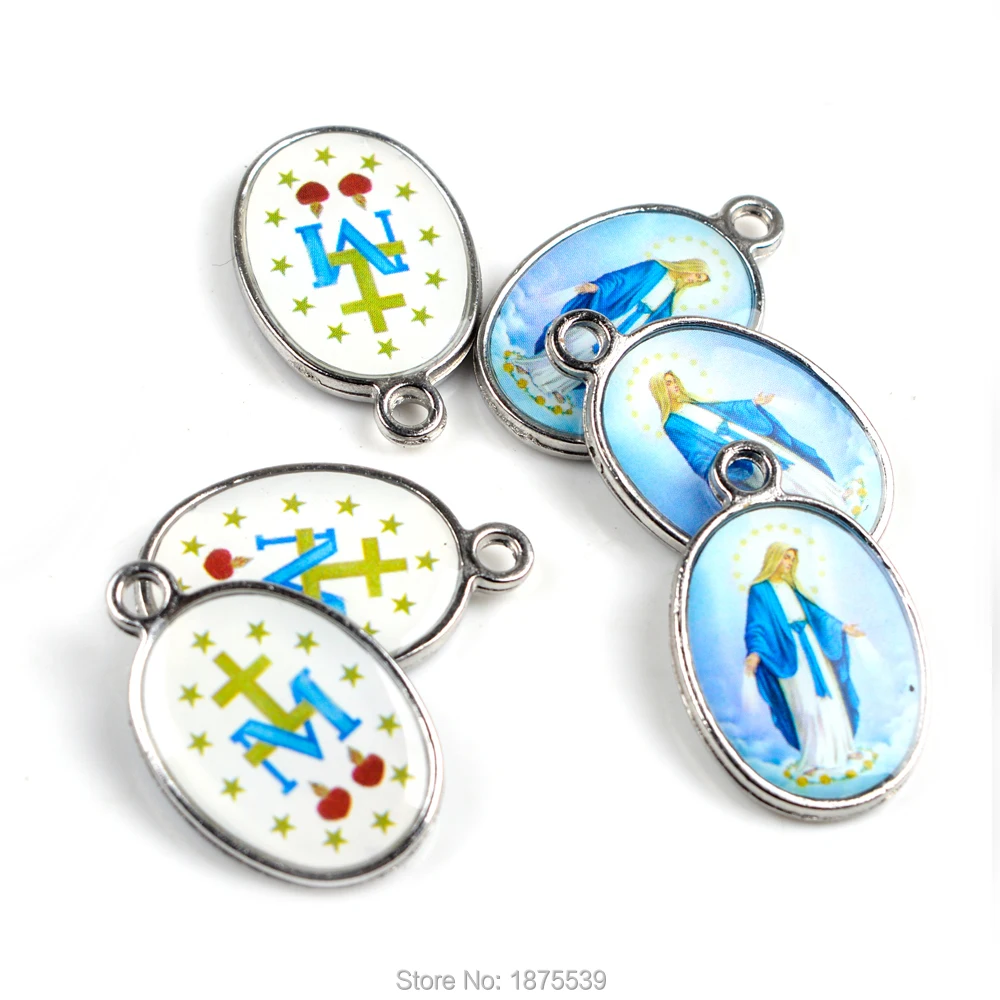 Медаль нашей леди изящности среднего размера с разными двусторонними