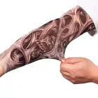 Наружные велосипедные рукава с 3D рисунком татуировки нарукавники с УФ-защитой велосипедные рукава Защита рук горный велосипед рукава для верховой езды
