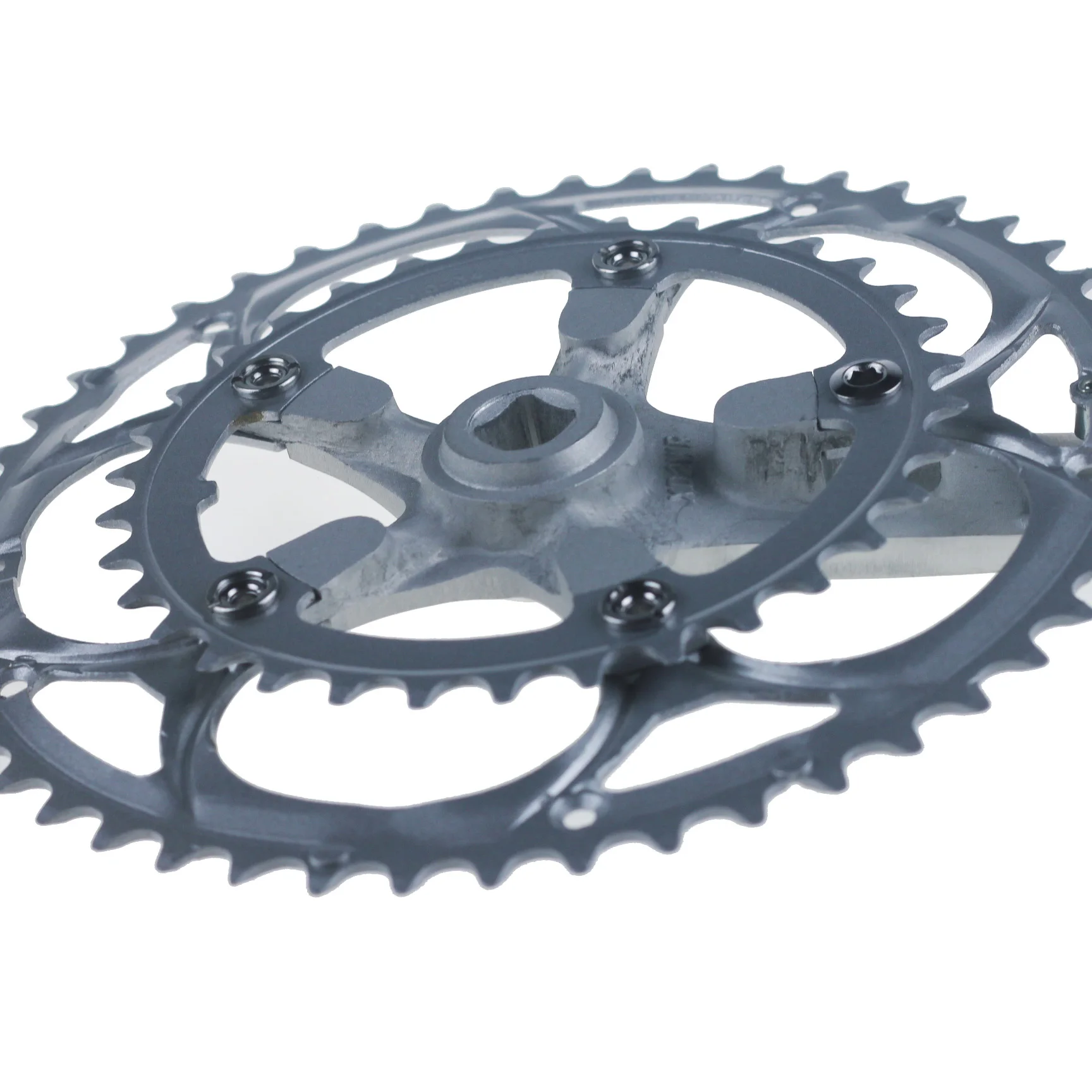 Rennrad Kurbel garnitur Fahrrad Aluminium legierung 50-34t 8/9s Kettenrad Vierkant loch Rennen 170mm Kurbel Fahrrad zubehör – Detail 7