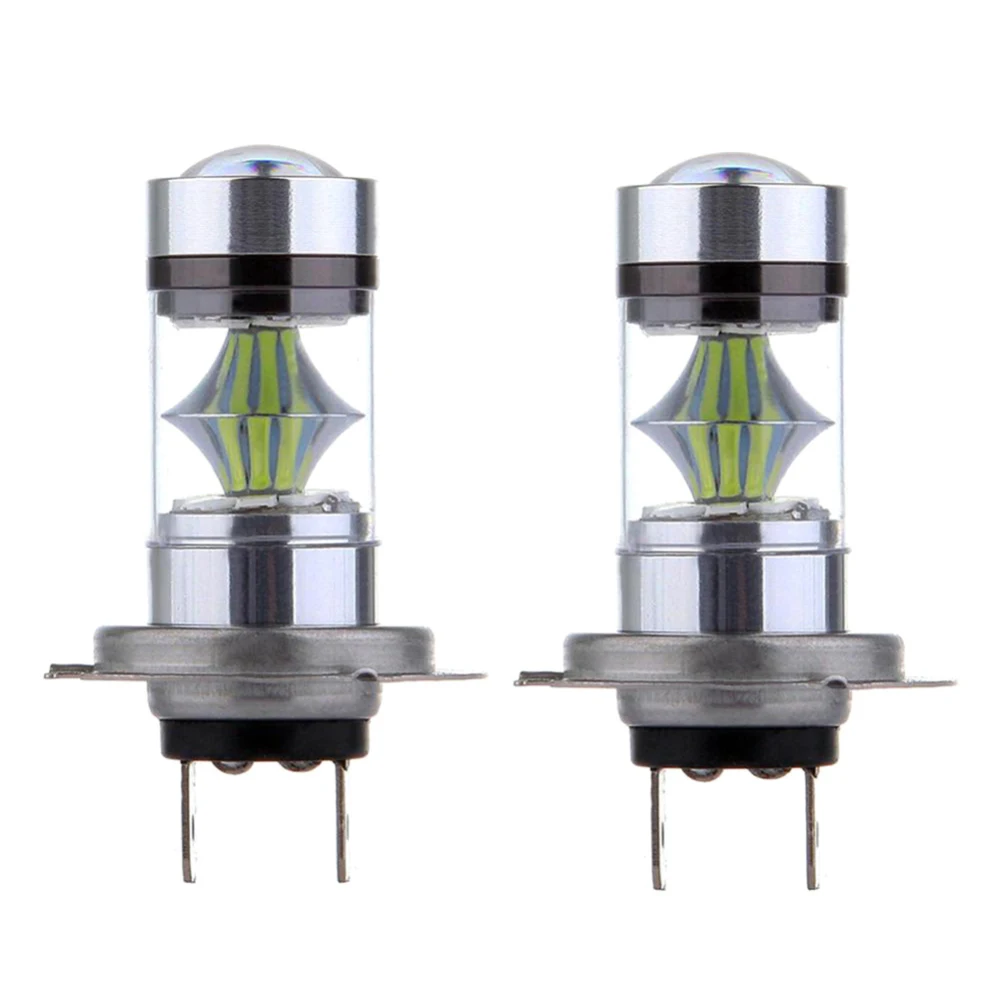 2 шт. H1 H7 H8 9005 Hb3 Светодиодная лампа супер яркая 3030smd Противотуманные фары