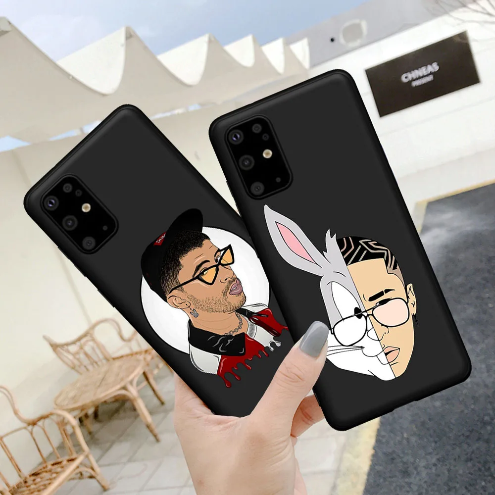 

Soft Phone Case For Samsung S6 S7 S8 S9 S10 S11 S20 Plus Ultra M10 20 Note 8 9 10 20 Plus Yo Perreo Sola Bad Bunny Maluma Cover