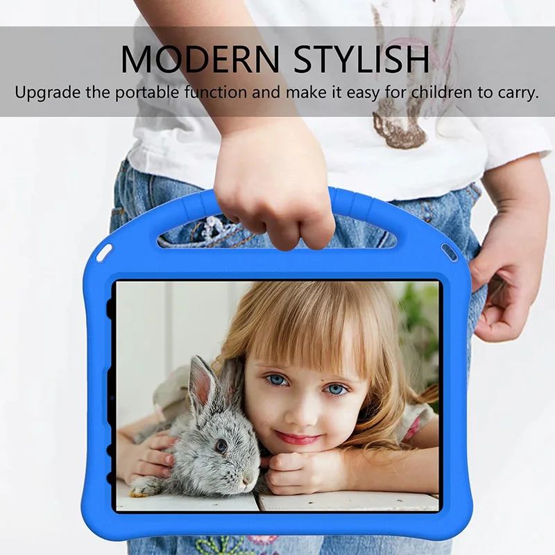 

Cases iPad Air4 10.9 iPad Pro 11 2018 2020 2021 Kids Eva Shockproof Lightweight Dropproof Stand Case Tablet Back Cover shell