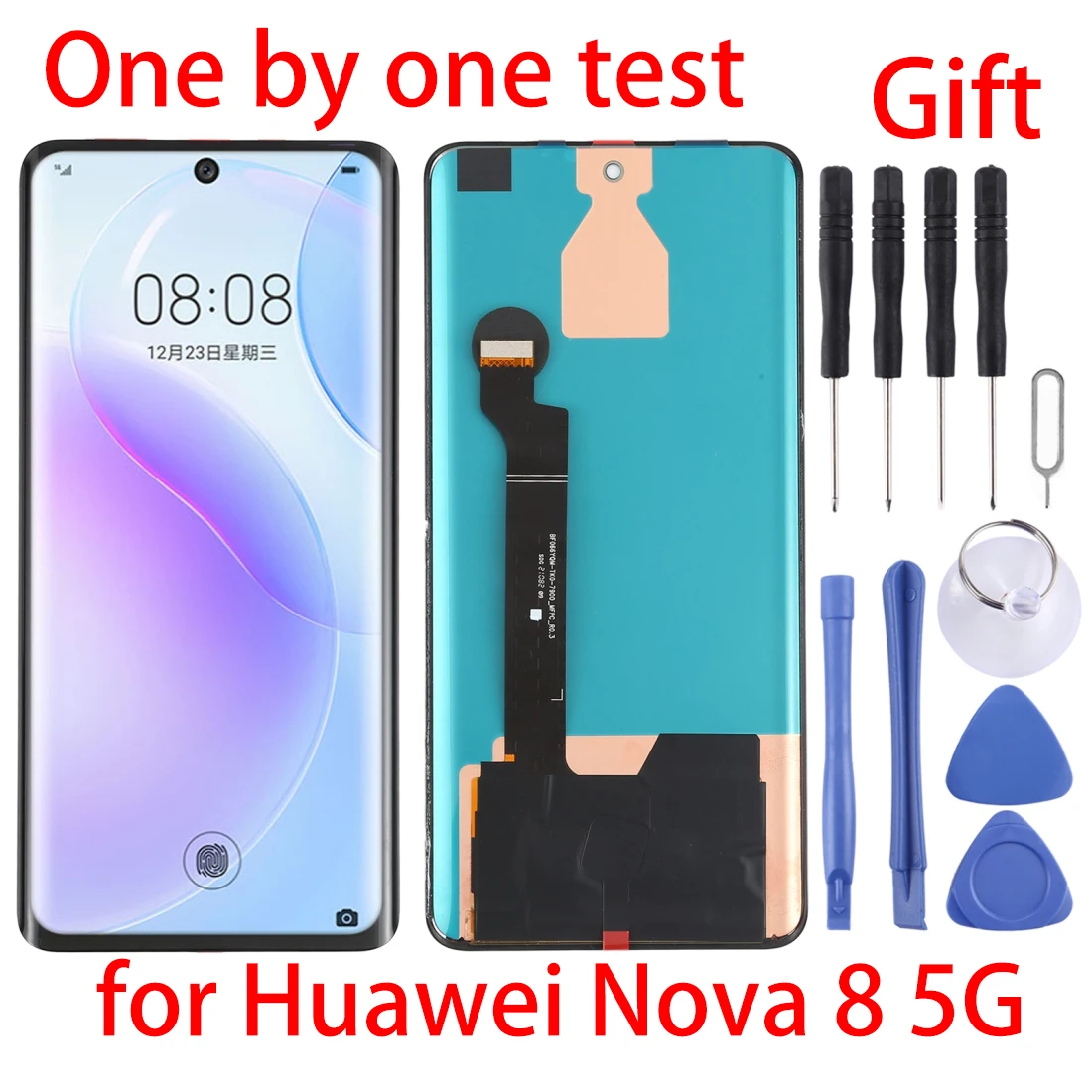 Pantalla LCD y digitalizador para Huawei Nova 8 5G, montaje completo, nuevo-0