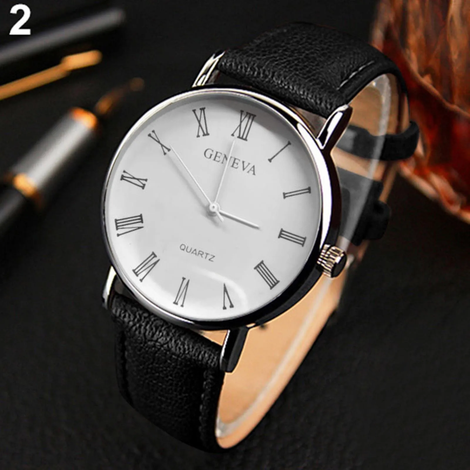 

GENEVAS 110 Men's Belt Watch Fashion Blu-ray Roman reloj de hombre montre homme zegarek meski