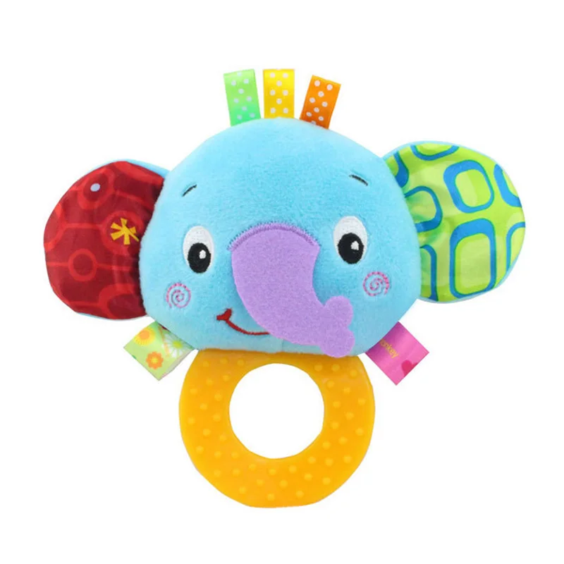 style 4 elephant С милым принтом кролика игрушки для малышей, новорожденных погремушка мобильный Развивающие игрушки для мальчиков и девочек мягкая плюшевая игрушка с музыкальным младенческой малыша кровать игрушки - Цвет: style 4 elephant