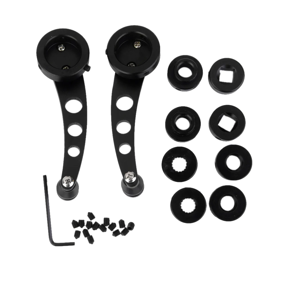 Универсальная ручка для автомобильного окна из алюминия черного