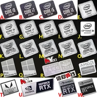 10th generation ten core i9 i7 i5 i3 cpu metal sticker laptop label desktop sticker