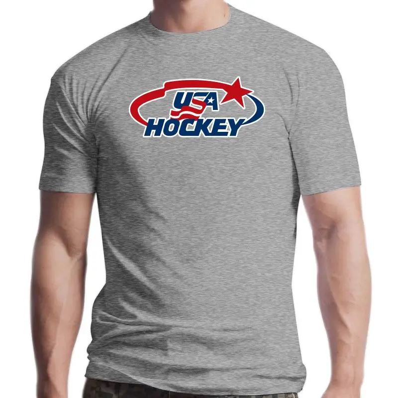 

New USA Hockey Adult Classic Ice Hockey Arc & Stars T-Shirt Tee H15216