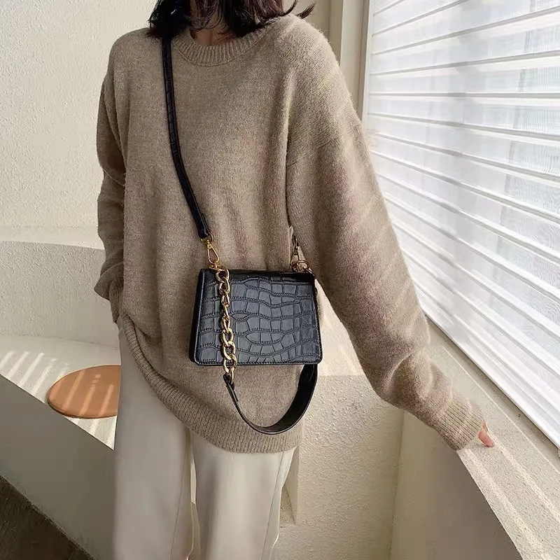 2020 модные сот сумка на плечо для девушек солнцезащитные очки в стиле ретро с