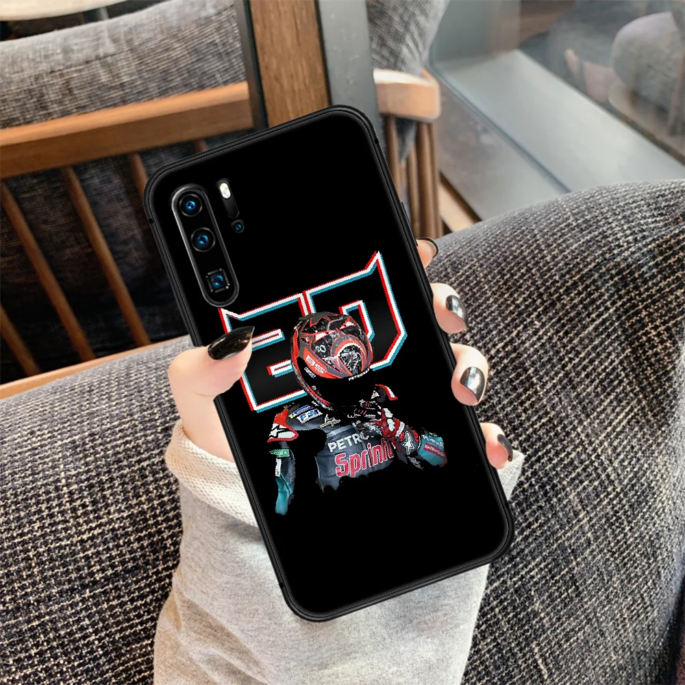 

Fabio Quartararo 20 Phone Case For Huawei P Mate 10 20 30 40 Lite Pro smart Z 2019 nova 5t black Cover 3D Bumper Soft Funda Tpu