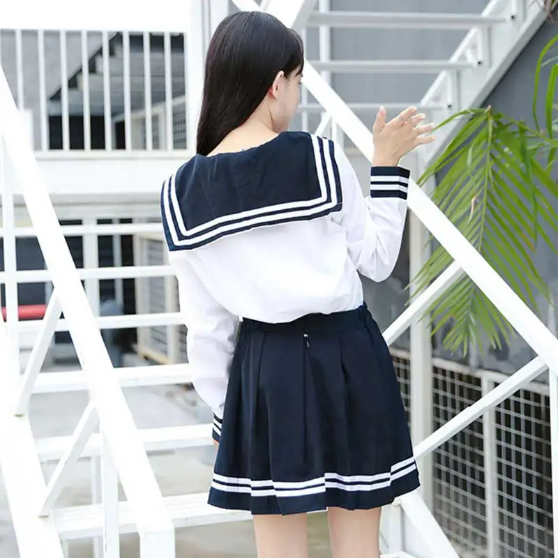 Комплект из 3 предметов школьная форма в стиле аниме косплей костюм японской