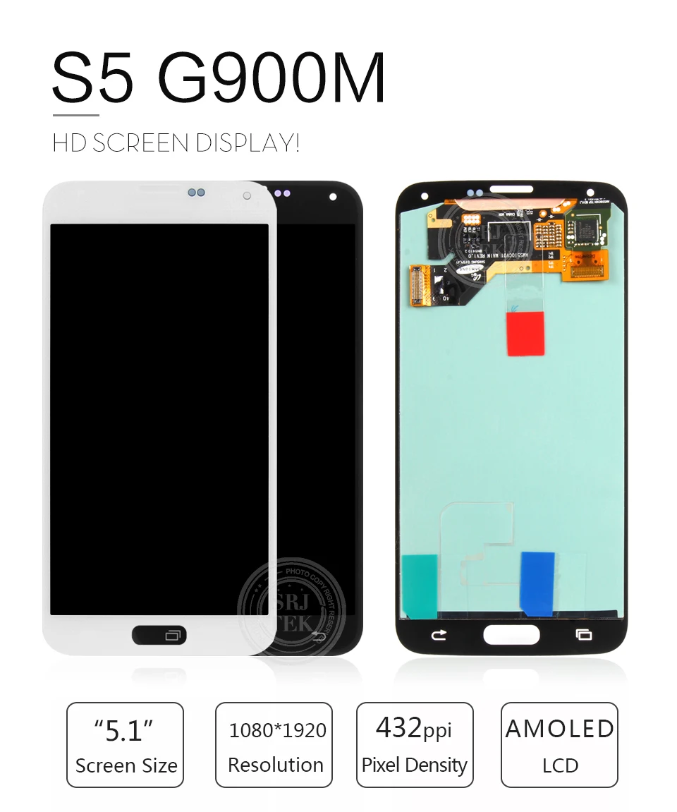 AMOLED/OLED/TFT экран для samsung Galaxy S5 G900F ЖК дисплей G900 Дисплей сенсорный дигитайзер сенсор Стекло в сборе i9600 G900H G900M