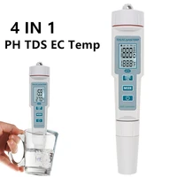 4 in 1 ph tds ec temperature meter ph tester digital water quality monitor for pools aquariums drinking water 40off