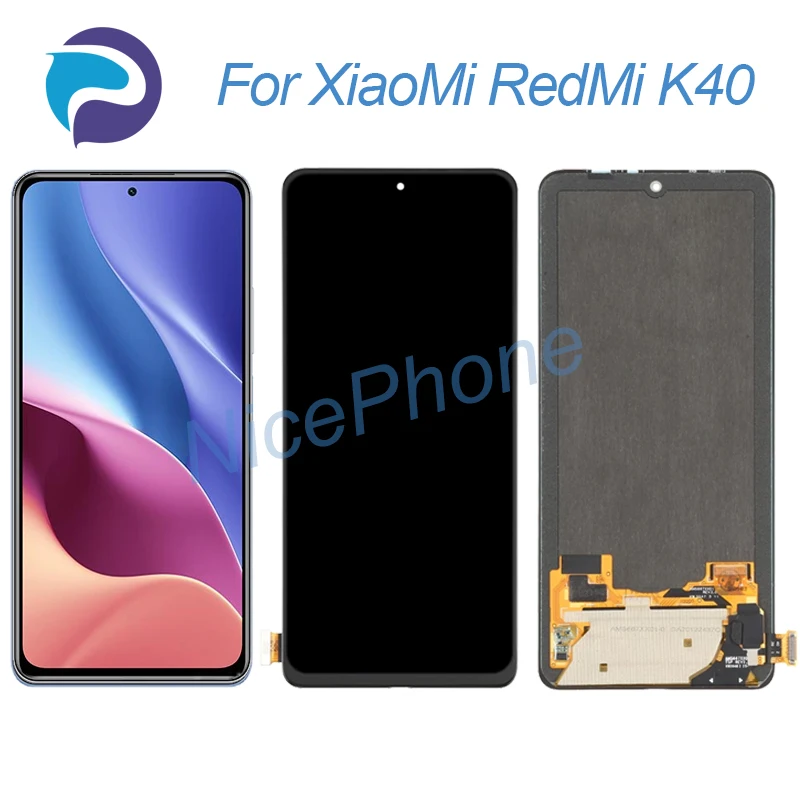 Pantalla LCD para XiaoMi RedMi K40, montaje de digitalizador con pantalla t&aacute;ctil de repuesto de 6,67 ", M2012K11AC, RedMi K40-0