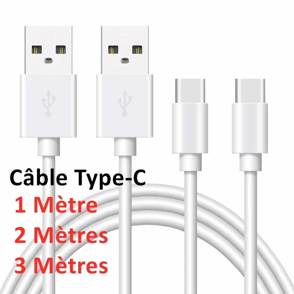

cable TYPE-C USB pour for Huawei P20/P30 for samsung A20e A21s A51 A71 S20 S10 S9 S8